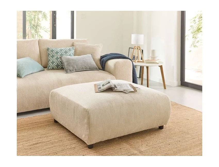 Puf nowoczesny Candi 88x88 — Lincoln 03