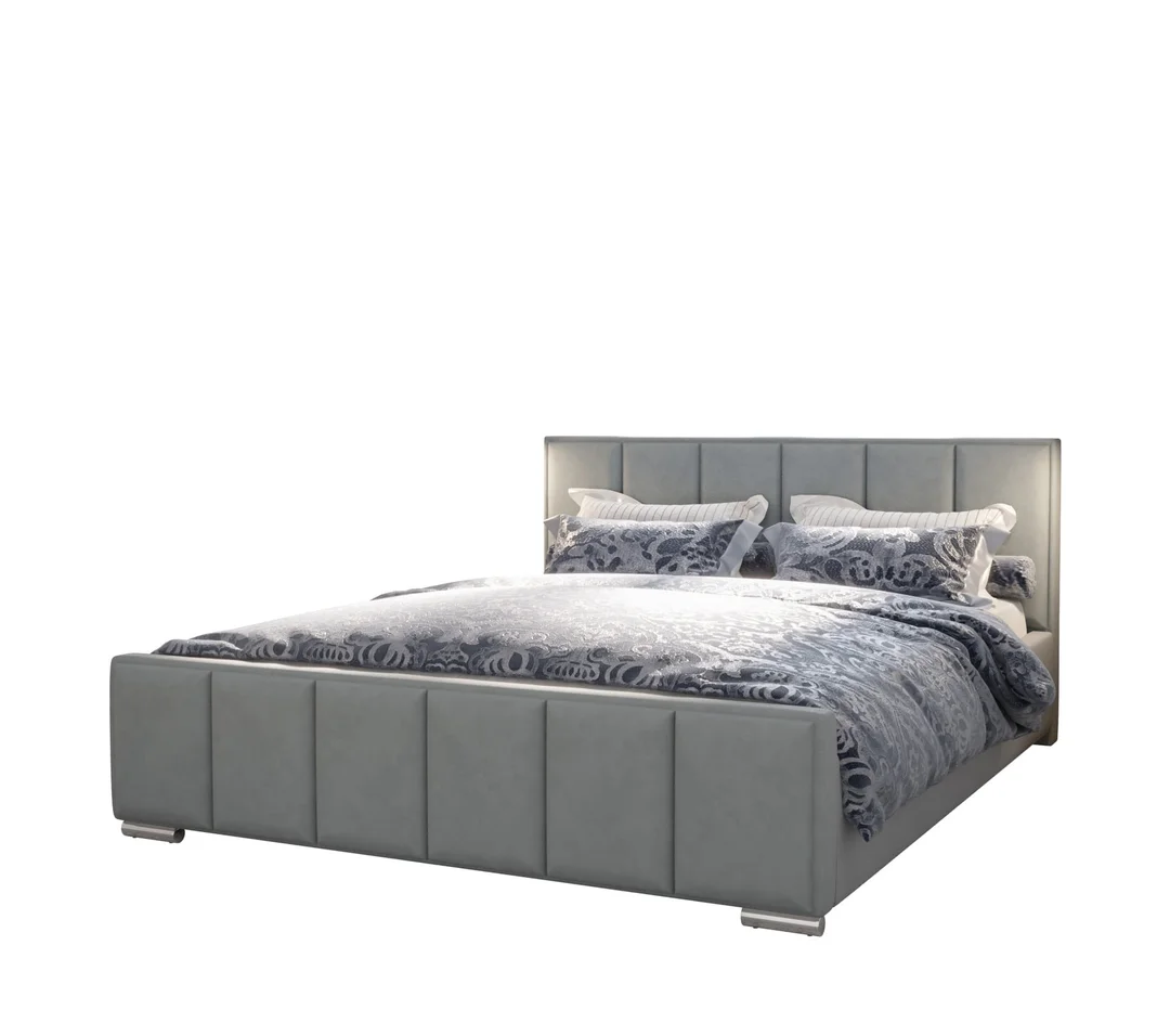 Łóżko tapicerowane glamour STELLA — zdjęcie 2