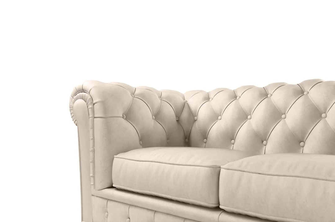 Zestaw mebli pikowanych glamour Chesterfield 3+2+1 SOLARIS — Riviera 21