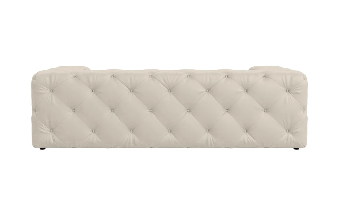 Sofa trzyosobowa pikowana premium Chesterfield BENTLEY 230x100 — French Velvet 672
