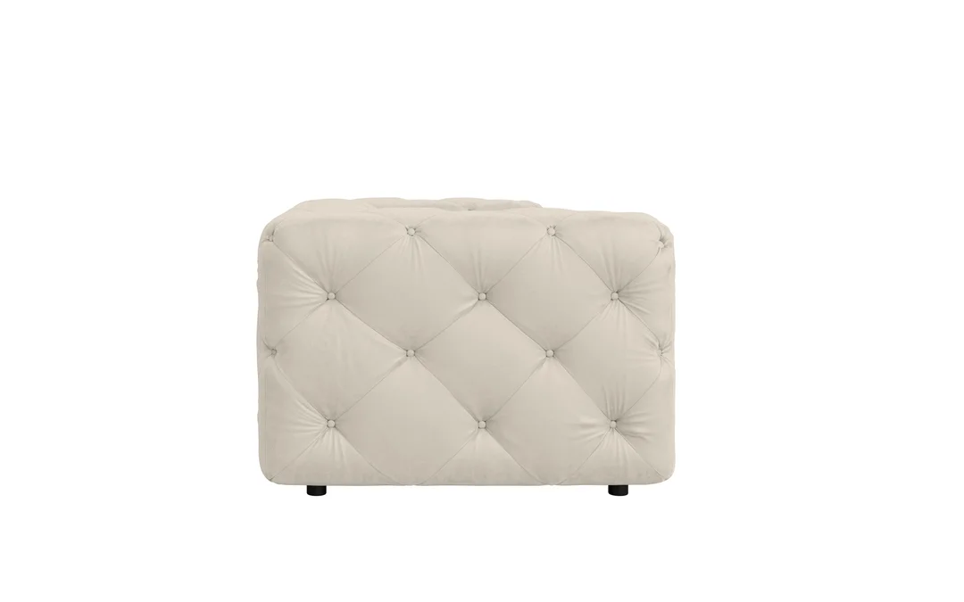 Sofa trzyosobowa pikowana premium Chesterfield BENTLEY 230x100 — French Velvet 672