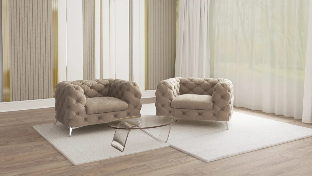 Fotel pikowany TEO chesterfield — Riviera 16