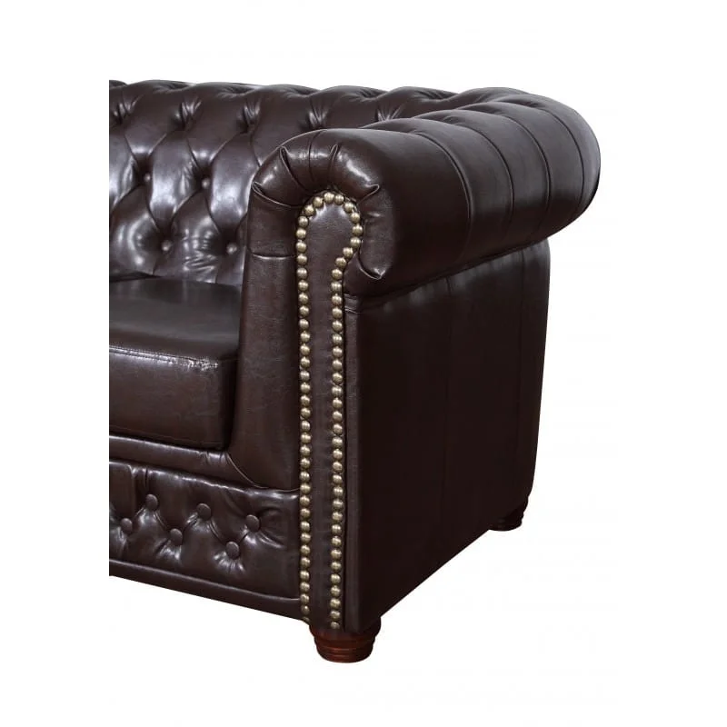 Sofa dwuosobowa pikowana Chesterfield FELIX 148x86 — MG14