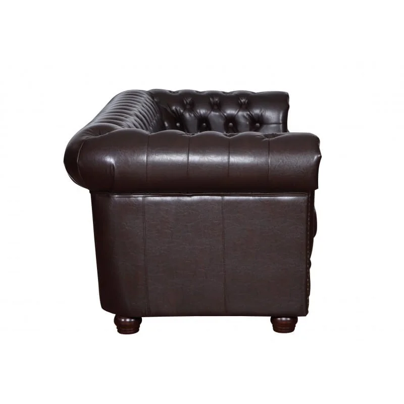 Sofa dwuosobowa pikowana Chesterfield FELIX 148x86 — MG14