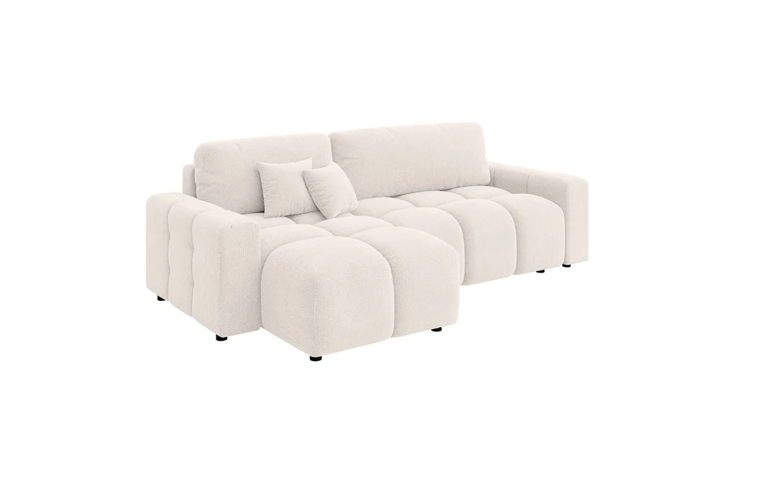 Narożnik czteroosobowy z funkcją spania nowoczesny Vega 233x142 — Flow 05