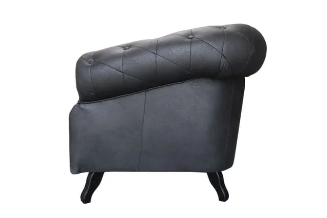 Fotel pikowany Chesterfield Gowel — Madagaskar 16