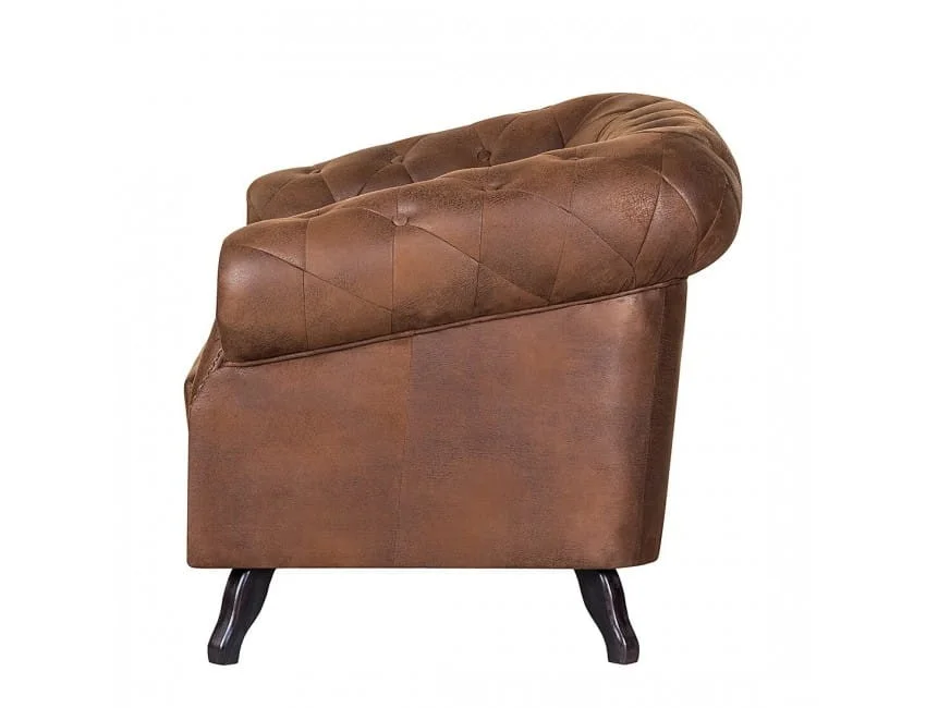 Fotel pikowany Chesterfield Gowel — Tobago 12