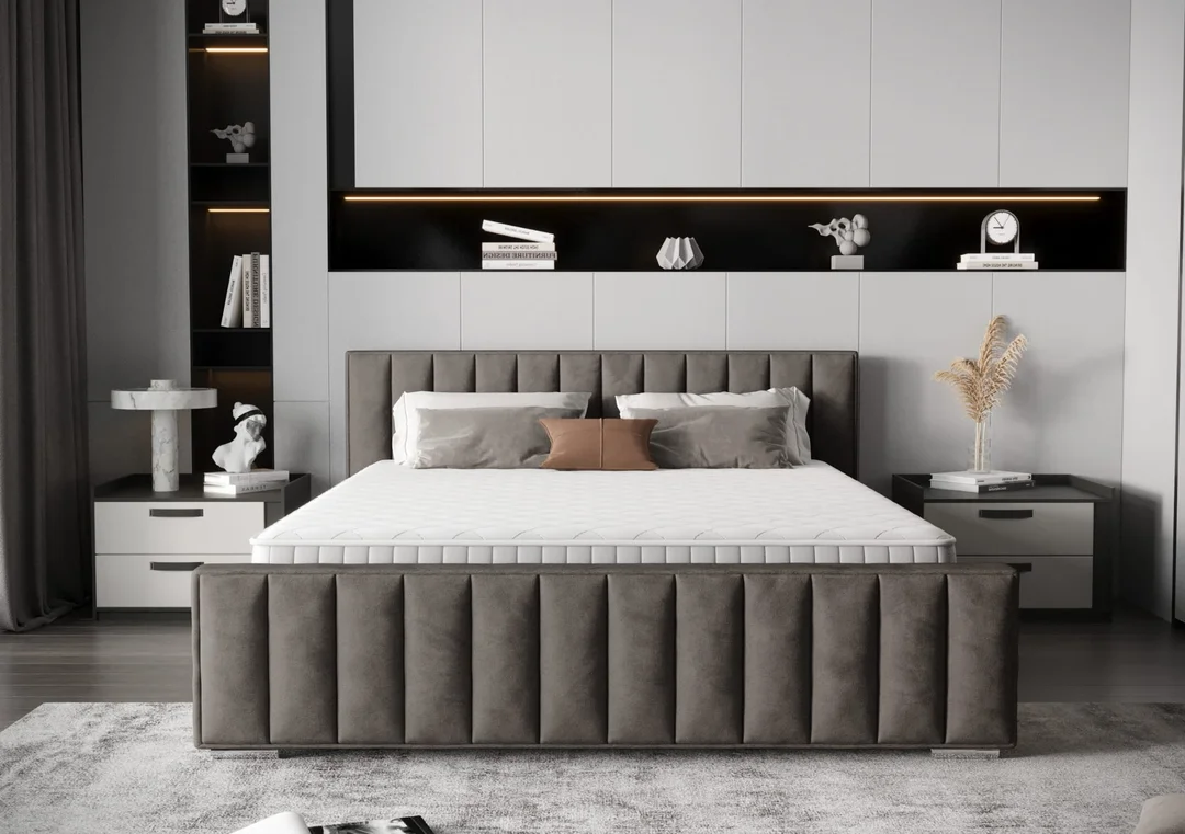 Łóżko tapicerowane glamour OLMO — zdjęcie 3