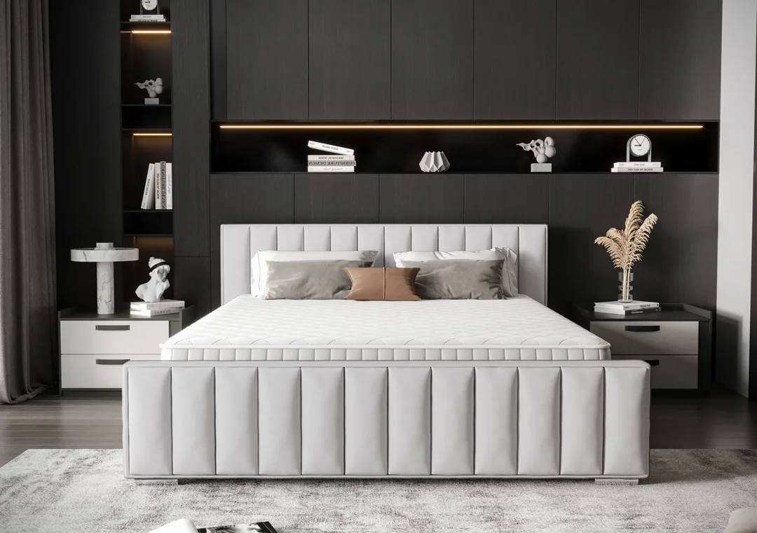 Łóżko tapicerowane glamour OLMO — zdjęcie 7