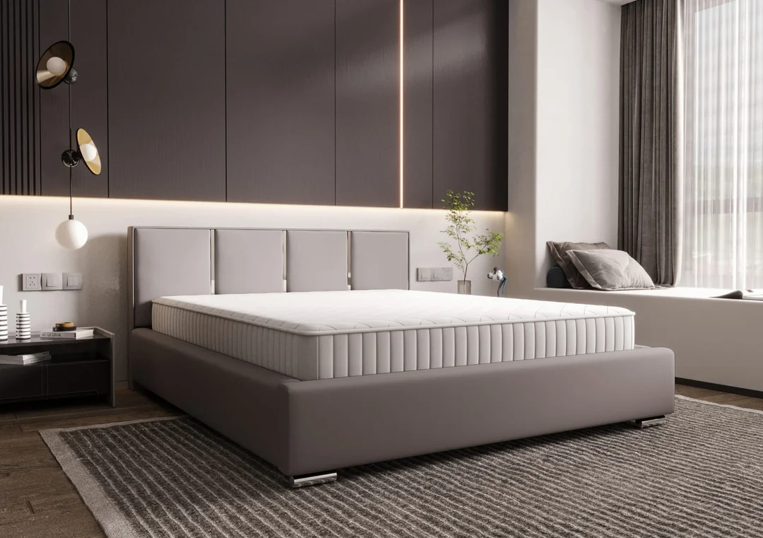 Łóżko tapicerowane glamour KADAR — zdjęcie 3