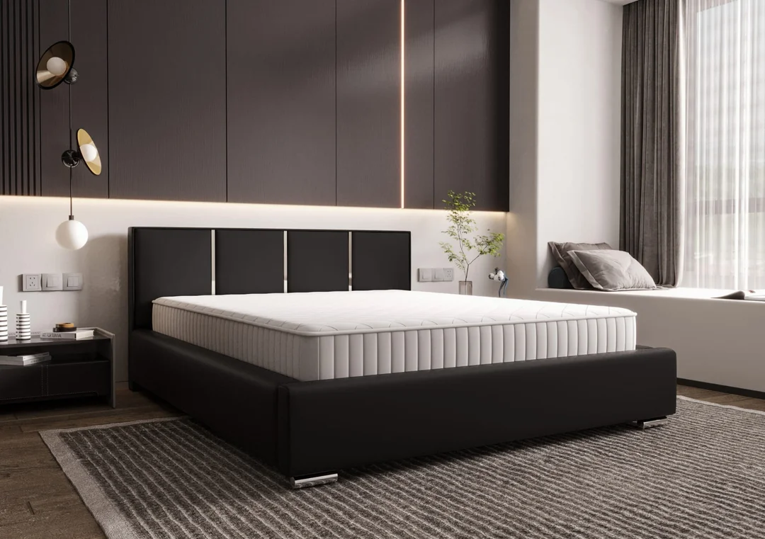 Łóżko tapicerowane glamour KADAR — zdjęcie 4