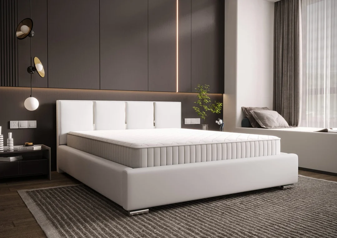 Łóżko tapicerowane glamour KADAR — zdjęcie 5