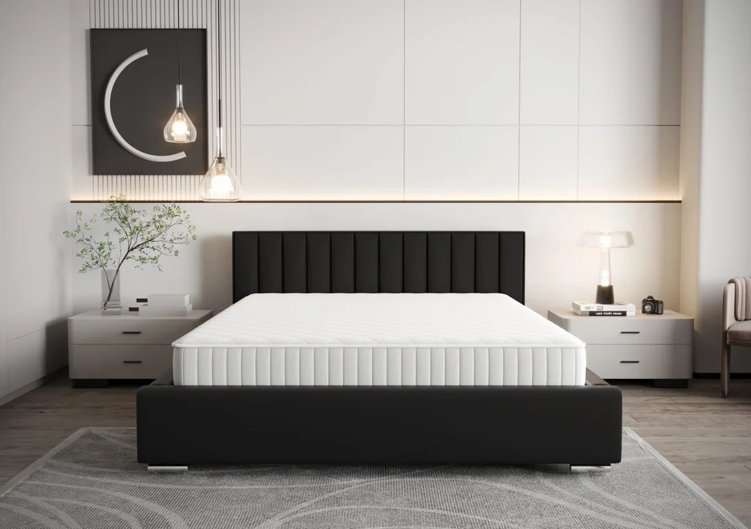 Łóżko tapicerowane glamour SELI — Riviera 100
