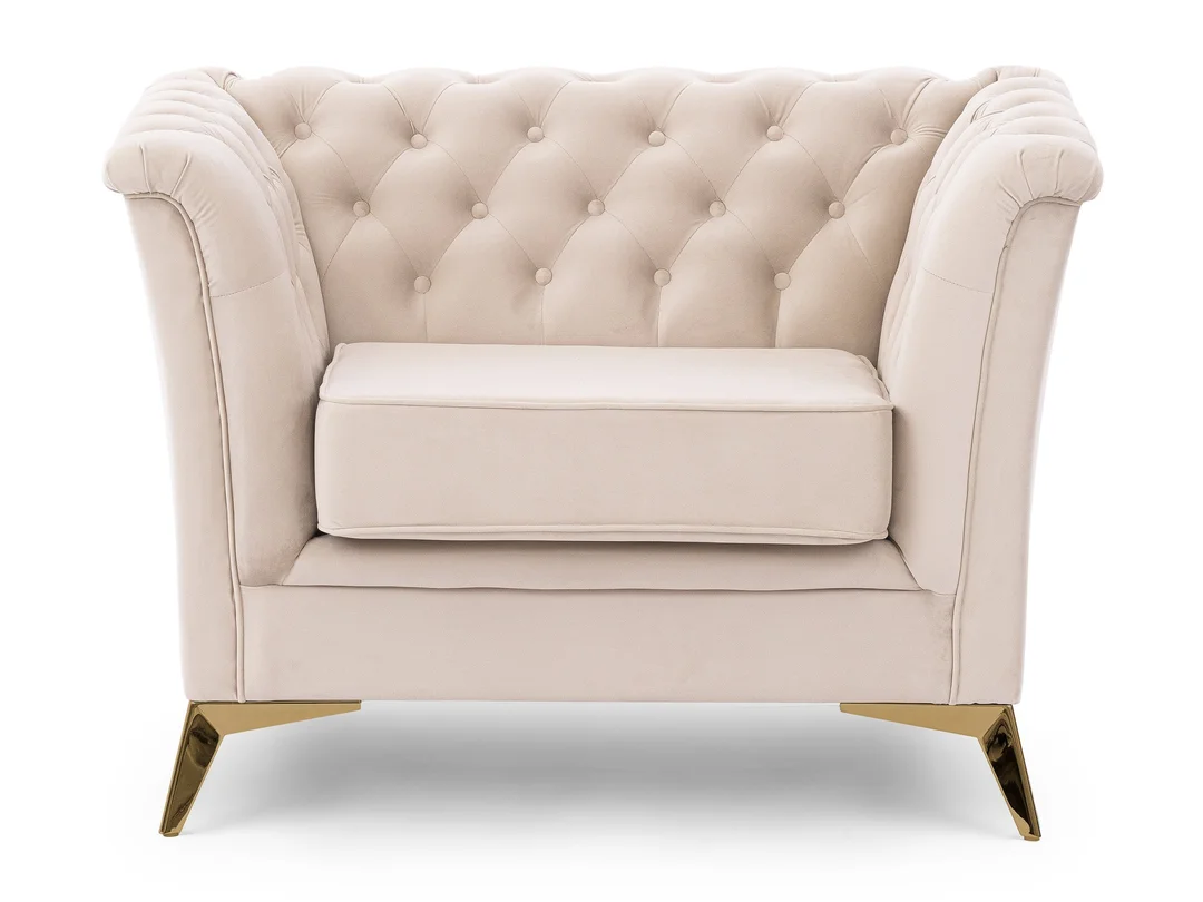 Zestaw mebli pikowanych Chesterfield 3+2+1 Hasso Bis — Riviera 21