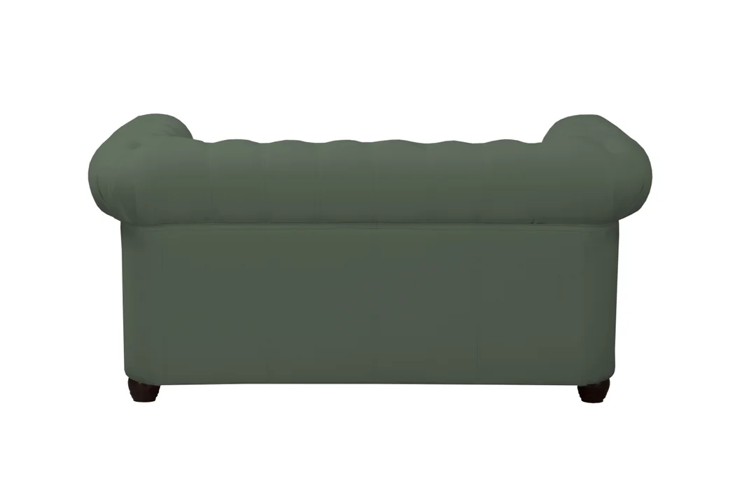 Chesterfield SYDNEY w zielonym kolorze – wygodna sofa dwuosobowa 148x86 — zdjęcie 6