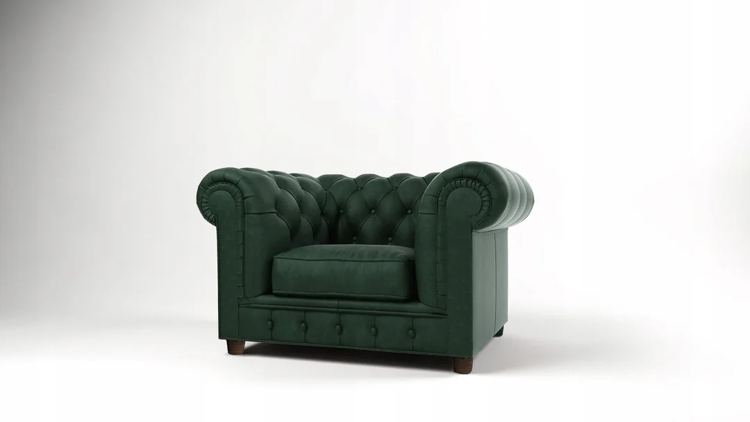 Chesterfield fotel pikowany SOLARIS — Riviera 38