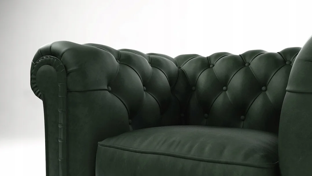 Chesterfield fotel pikowany SOLARIS — Riviera 38