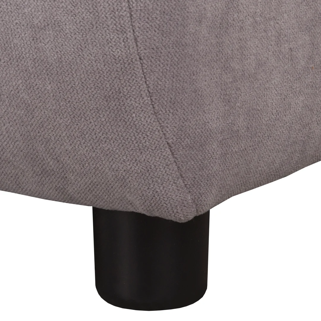 Szara sofa czteroosobowa nowoczesna z głębokim siedziskiem i poduszkami – Mossi 237x144 — zdjęcie 9