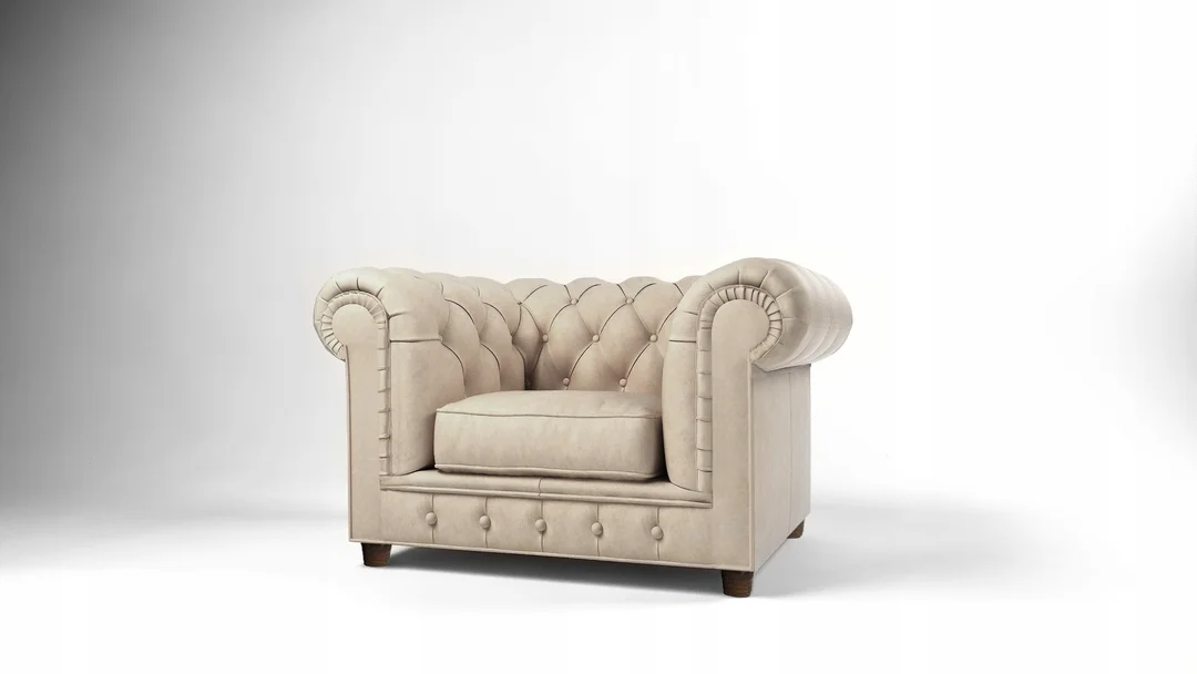 Chesterfield fotel pikowany SOLARIS — Riviera 21