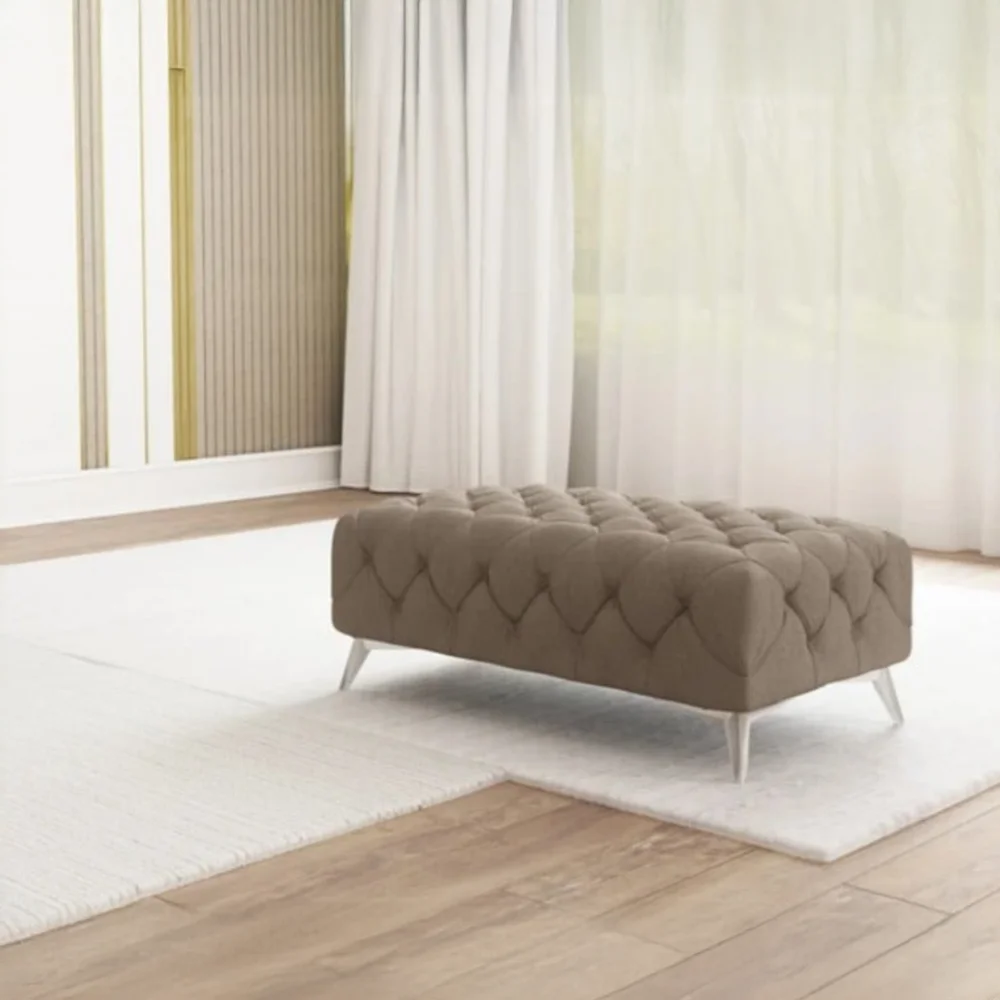 Puf pikowany Chesterfield 120x60 TEO — zdjęcie 10