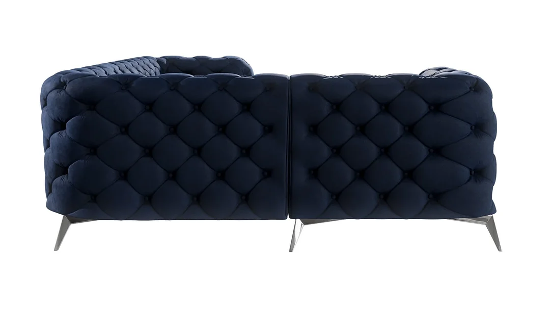 Narożnik czteroosobowy luksusowy pikowany 1+E+2 Chesterfield TEO 264x204 — Riviera 81