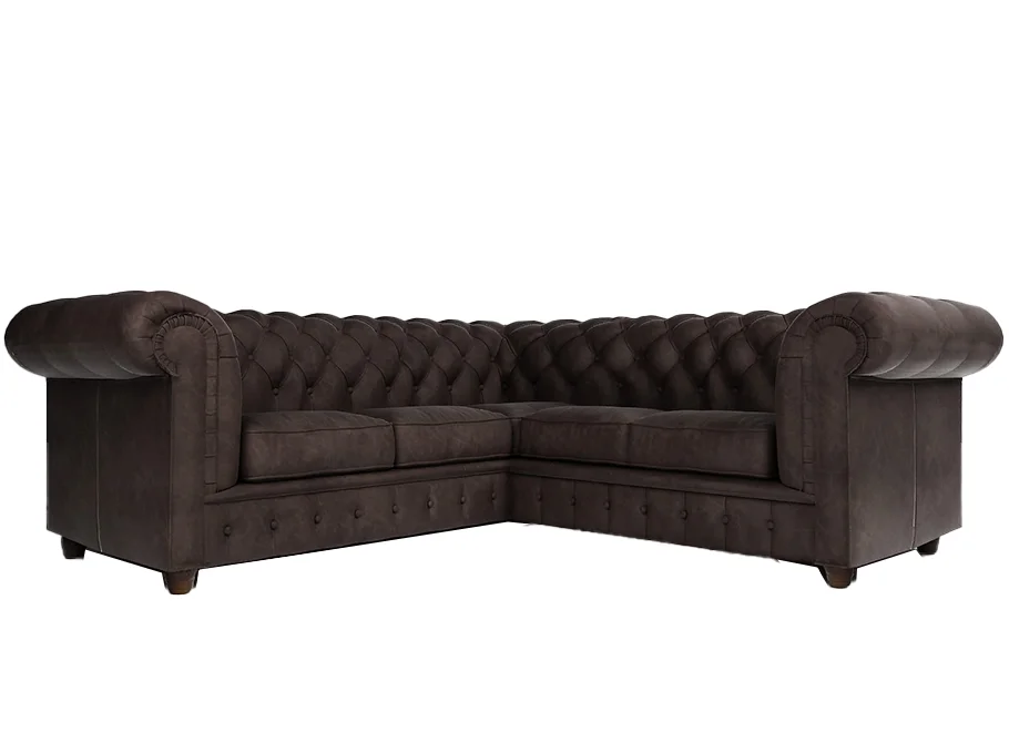Narożnik pięcioosobowy pikowany 2+E+2 Chesterfield SOLARIS 258x258 — Riviera 26