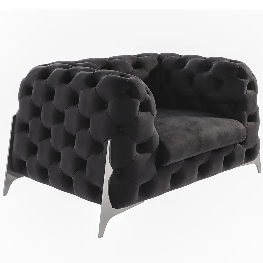 Fotel pikowany KALIFORNIA Chesterfield — Riviera 100