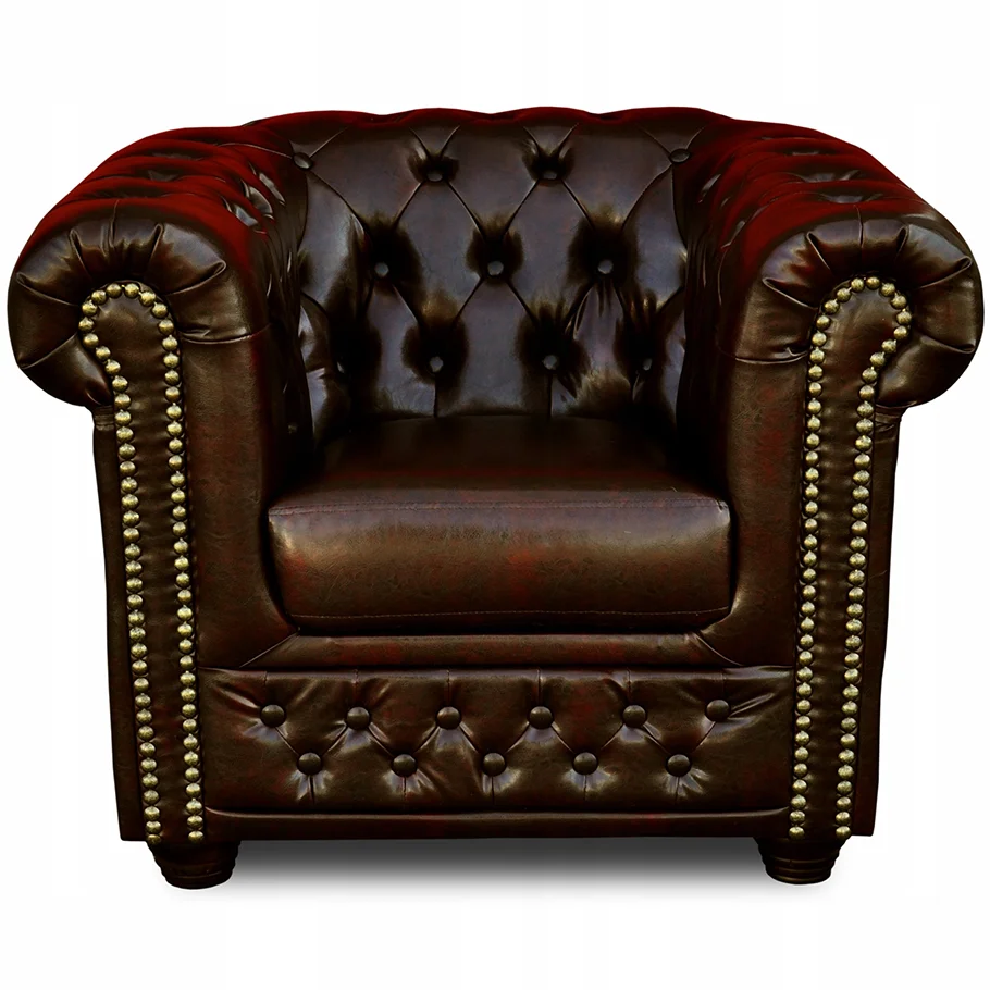 Fotel pikowany FELIX chesterfield — MG 14