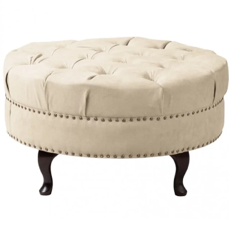 Puf pikowany glamour MONA 80x80 — Enjoy 01