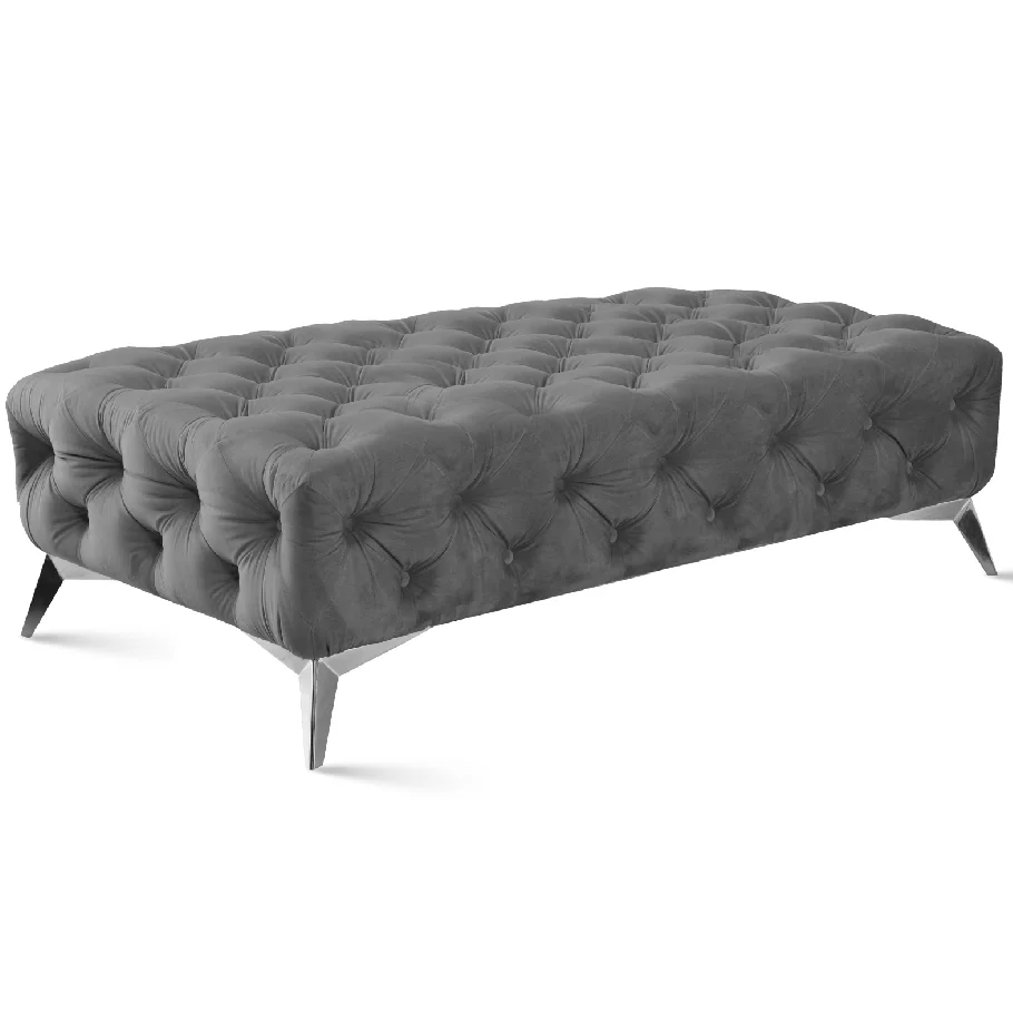 Puf pikowany Chesterfield 120x60 TEO — Riviera 91