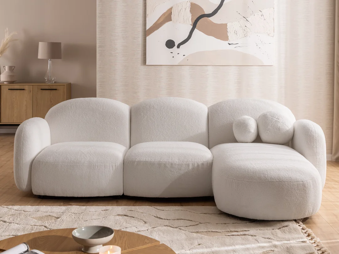 Narożnik pięcioosobowy z ozdobnymi poduszkami Bloop 268x146 — Quelle 01