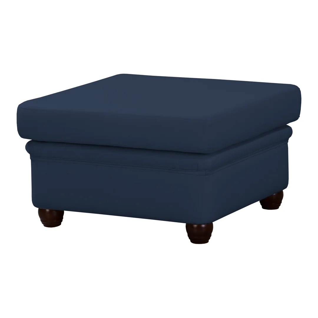 Puf pikowany glamour 75x70 SYDNEY — Solid 79