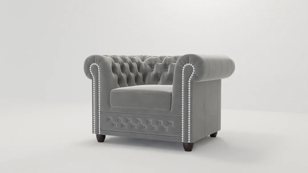 Fotel pikowany FELIX chesterfield — Riviera 91