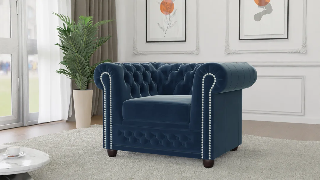 Fotel pikowany FELIX chesterfield — Riviera 81