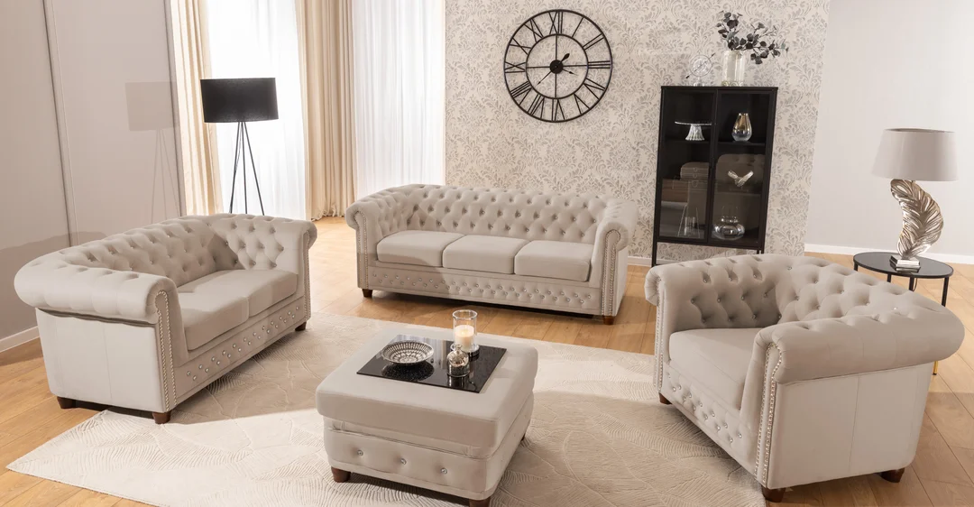 Fotel pikowany FELIX BLINK Chesterfield — Riviera 21