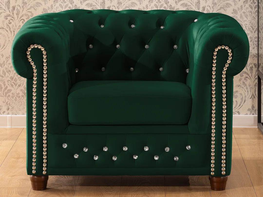 Fotel pikowany FELIX BLINK Chesterfield — Riviera 38