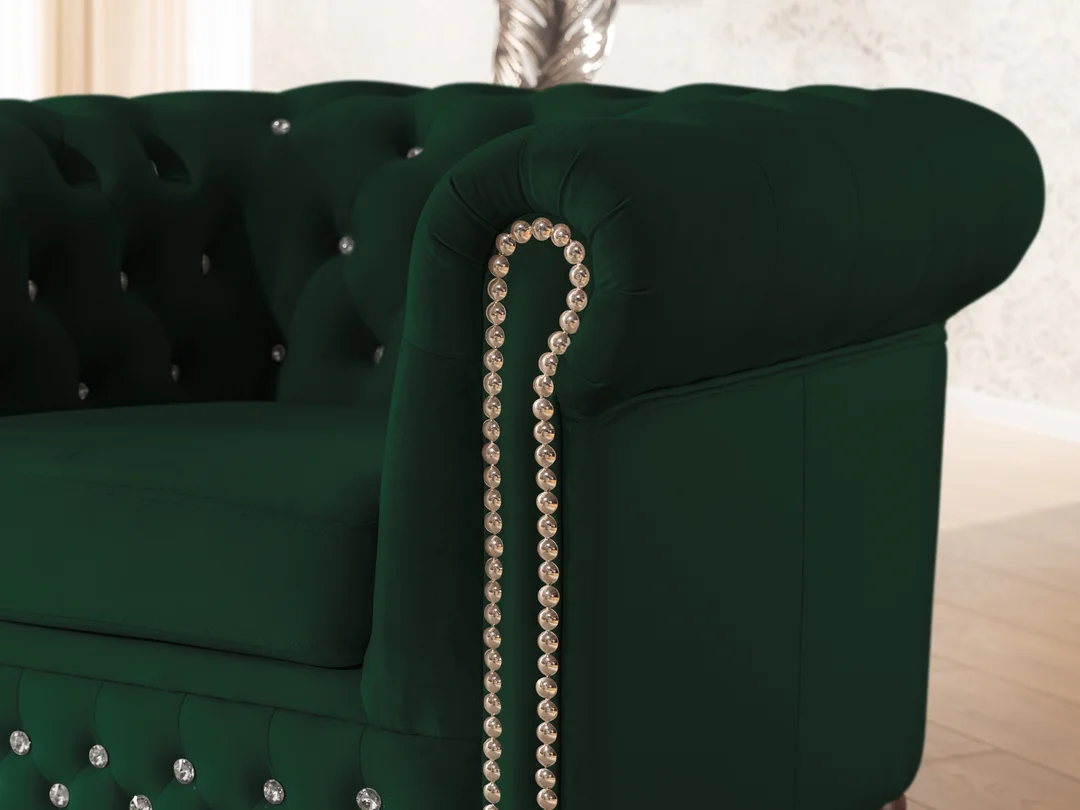 Fotel pikowany FELIX BLINK Chesterfield — Riviera 38