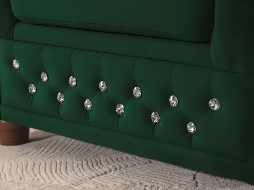 Fotel pikowany FELIX BLINK Chesterfield — Riviera 38