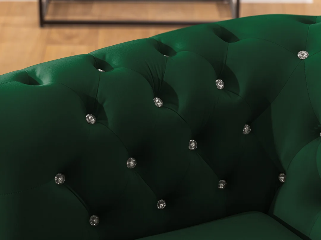 Fotel pikowany FELIX BLINK Chesterfield — Riviera 38