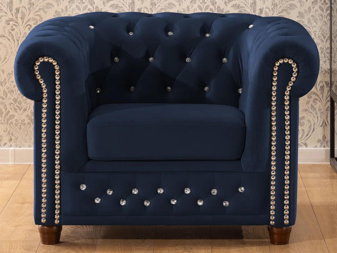 Fotel pikowany FELIX BLINK Chesterfield — Riviera 81