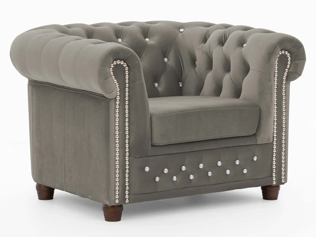 Fotel pikowany FELIX BLINK Chesterfield — Riviera 91