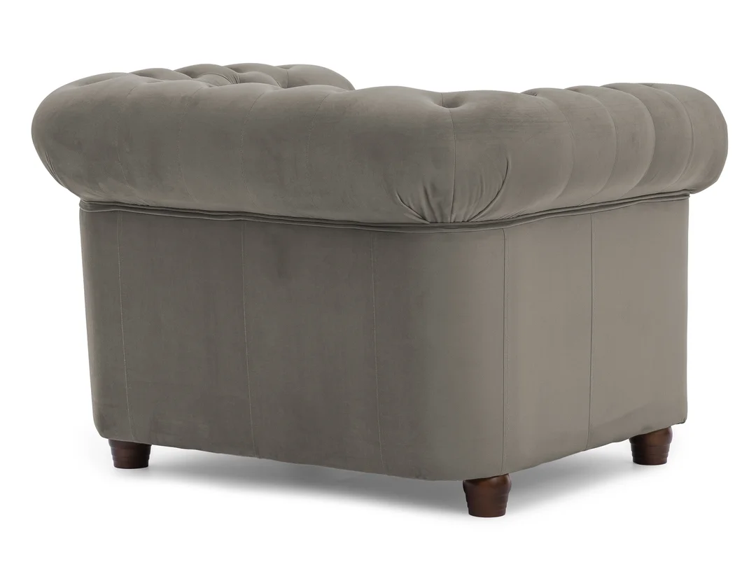 Zestaw mebli pikowanych z kryształkami Chesterfield 2+1 FELIX BLINK — Riviera 91
