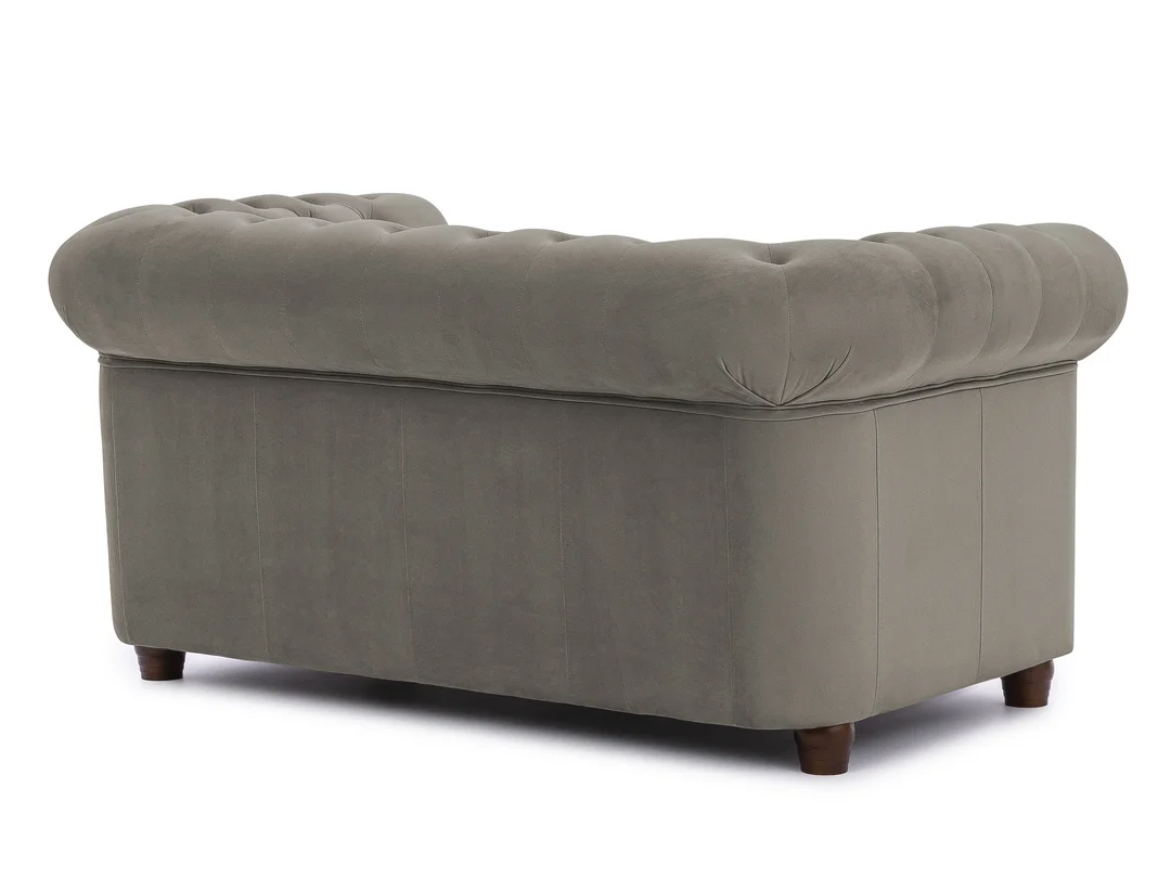 Zestaw mebli pikowanych z kryształkami Chesterfield 2+1 FELIX BLINK — Riviera 91