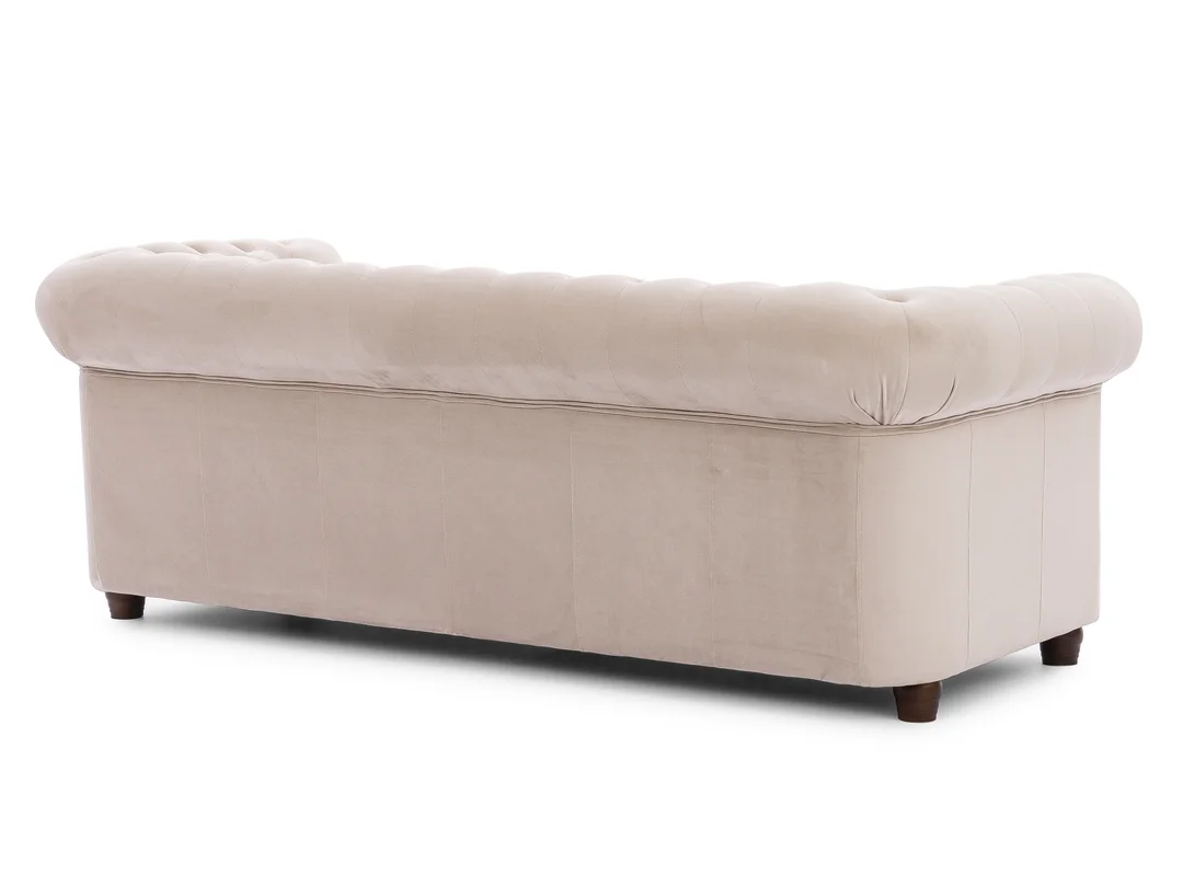 Zestaw mebli pikowanych z kryształkami Chesterfield 3+2 FELIX BLINK — Riviera 21