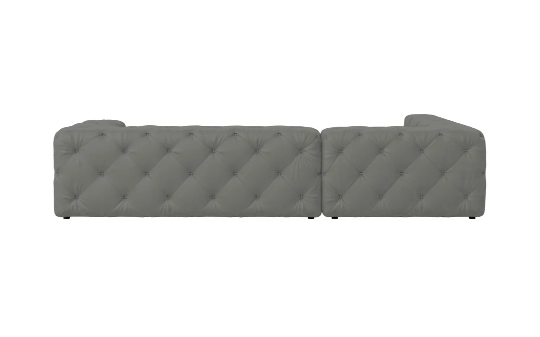BENTLEY narożnik glamour – szary odcień, wygodny mebel do dużego salonu 325x228 — zdjęcie 6