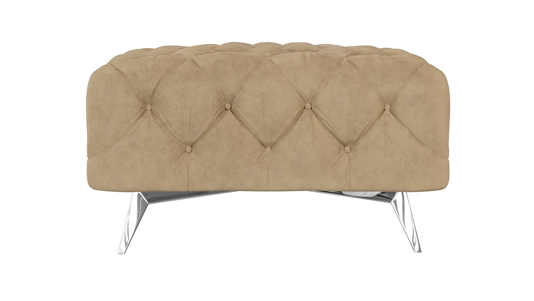 Puf pikowany Chesterfield 80x80 TEO — Riviera 24