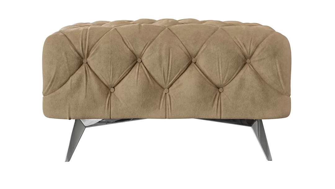 Puf pikowany Chesterfield 80x80 TEO — Riviera 24