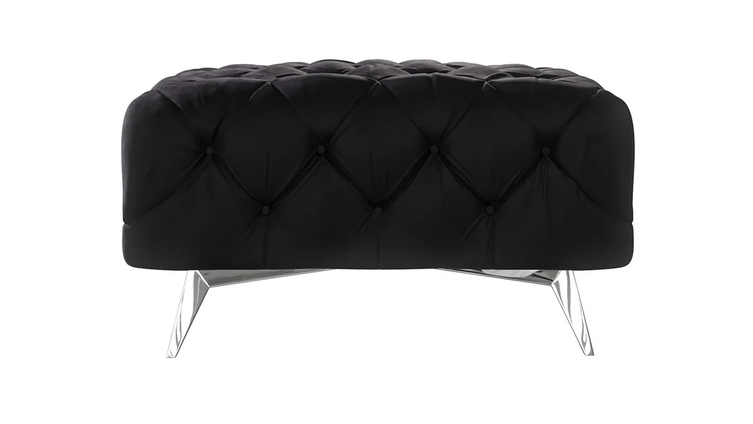 Puf pikowany Chesterfield 80x80 TEO — Riviera 100