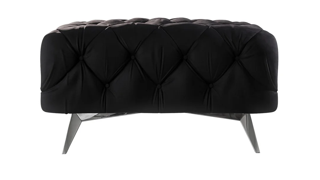 Puf pikowany Chesterfield 80x80 TEO — Riviera 100