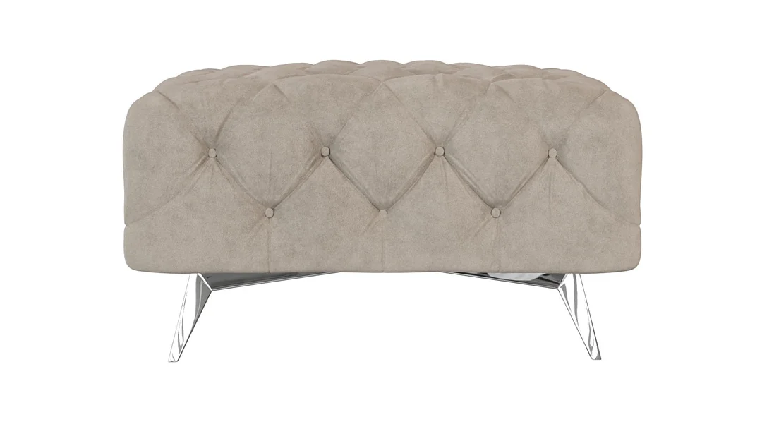 Puf pikowany Chesterfield 80x80 TEO — Riviera 16